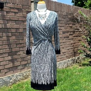 WH/BM twist front summer dress